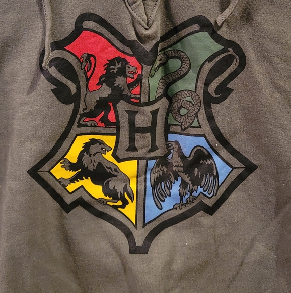 Juniors Bioworld Harry Potter size small sweater with lace up detail - Picture 3 of 7